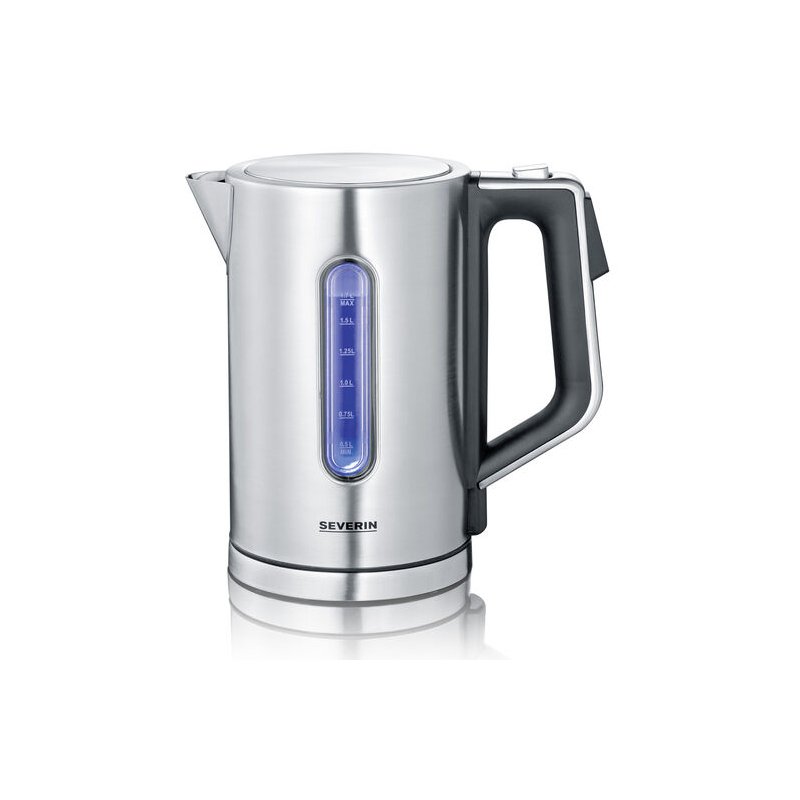 SEVERIN bouilloire WK 3418, 1,7 litre, acier inoxydable/noir